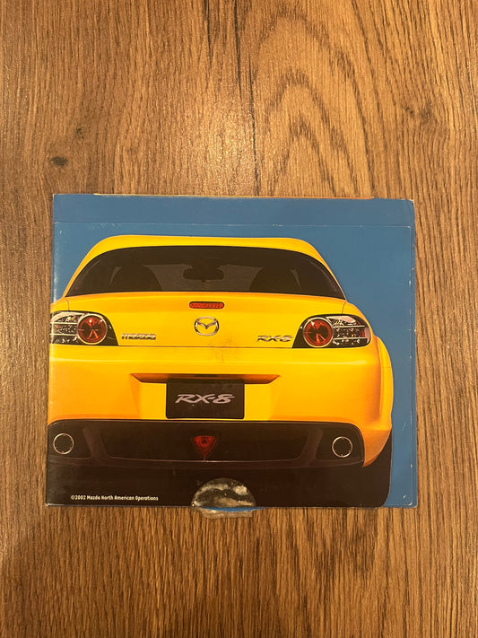 Mazda rx8 pop out brochure