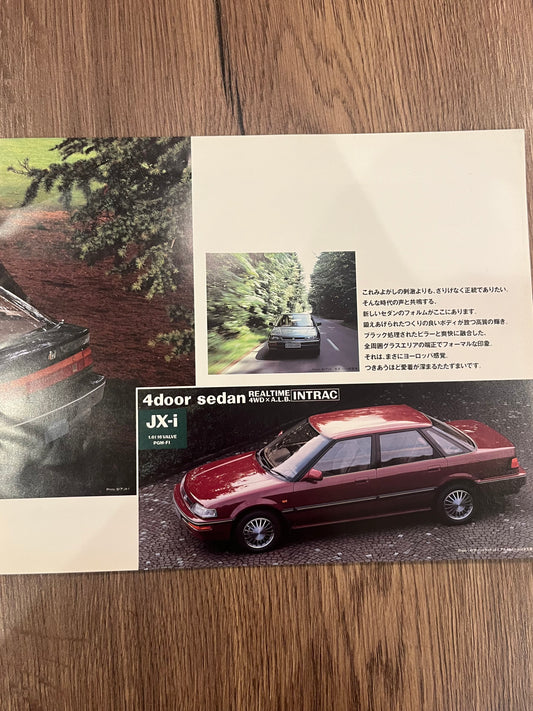 Honda Concerto booklet