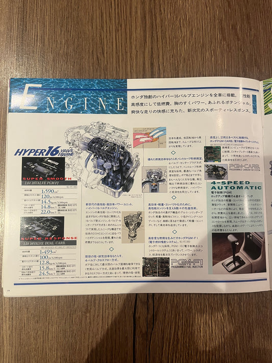 Honda Civic Shuttle booklet