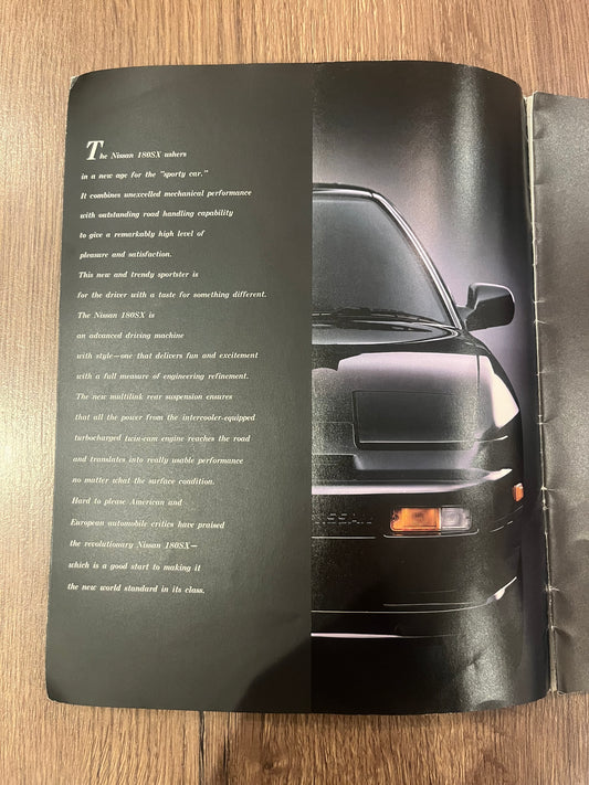 Nissan 180sx booklet
