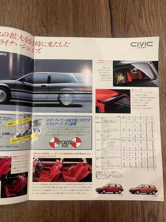 Honda Civic EA booklet