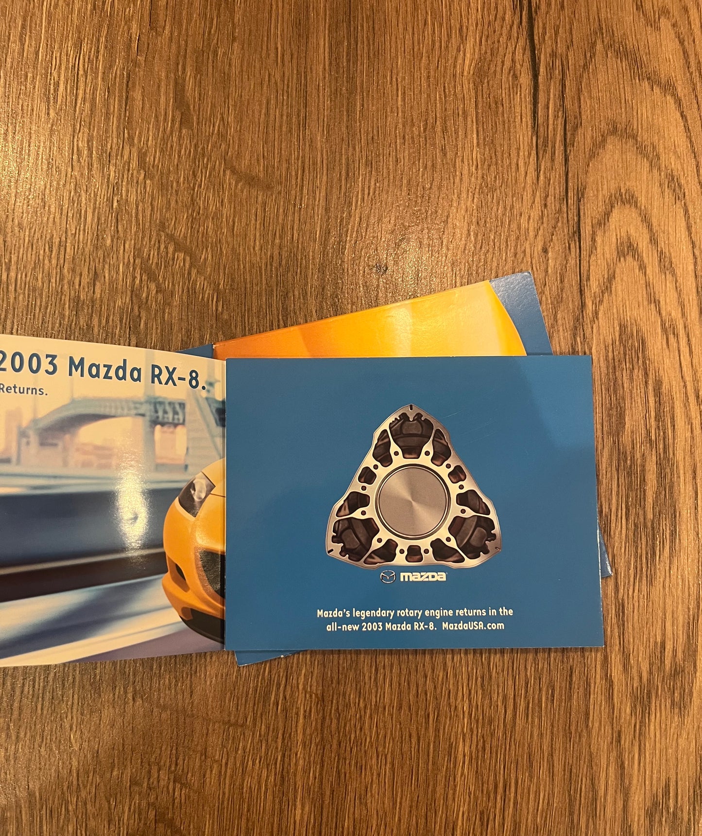 Mazda rx8 pop out brochure