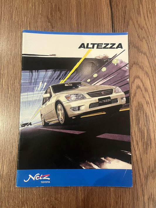 Toyota Altezza booklet