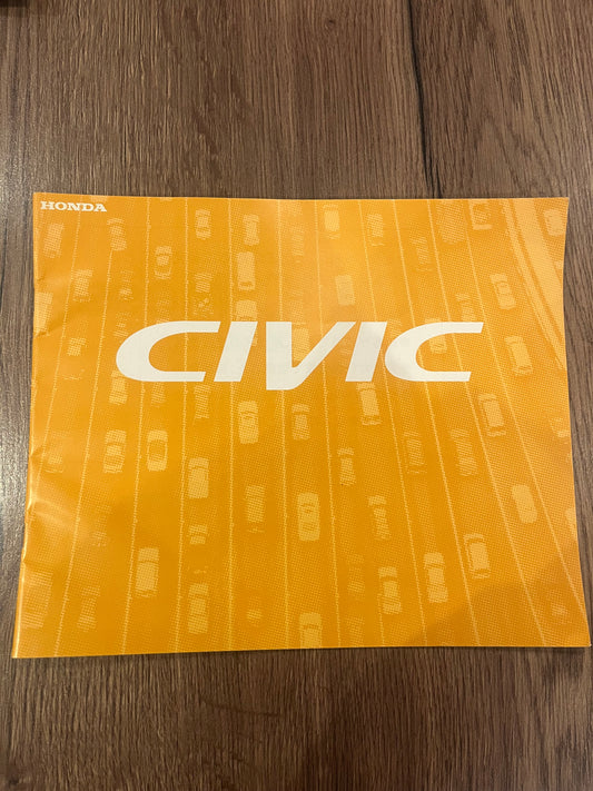Honda Civic Ek booklet