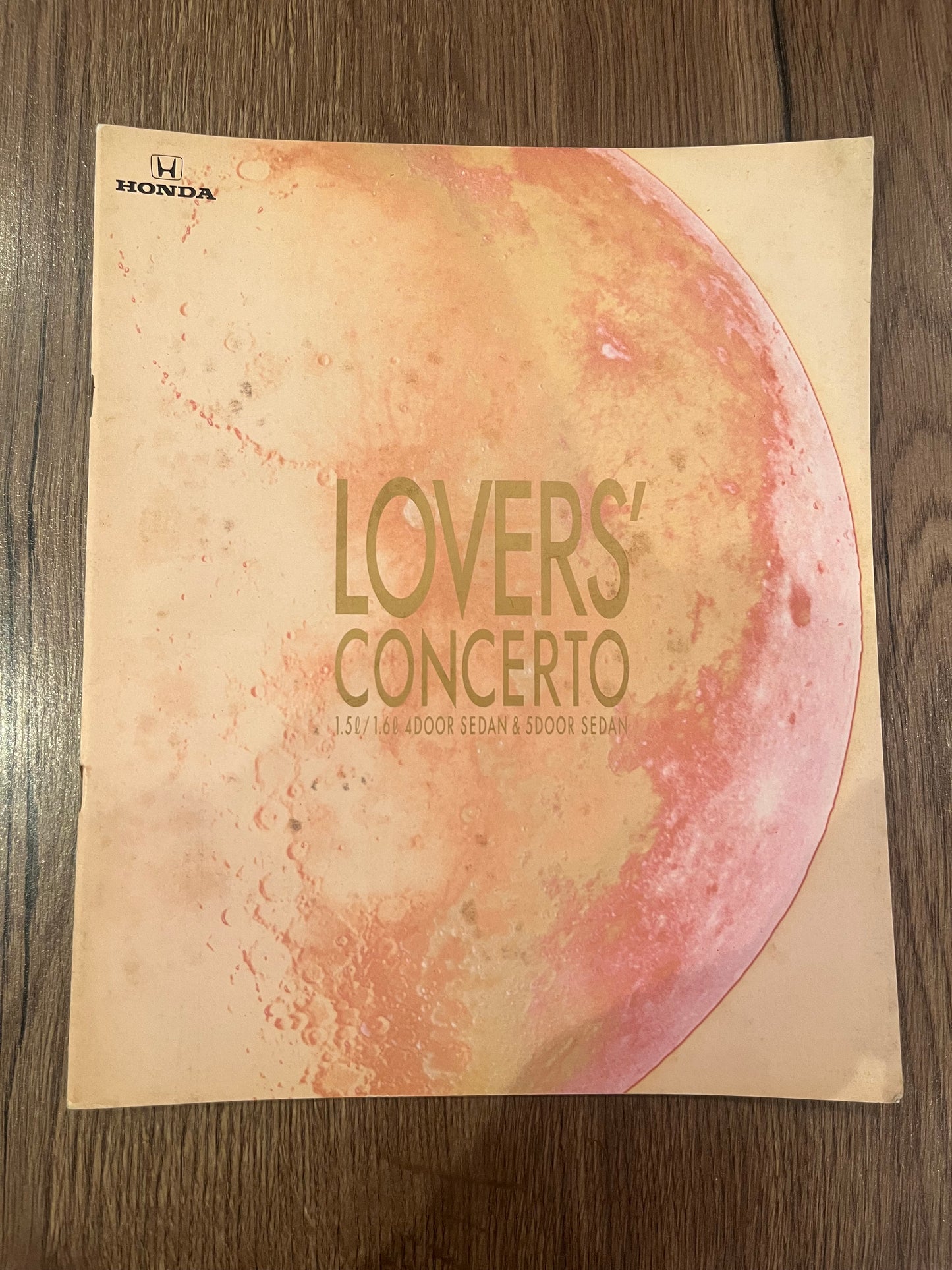 Honda Concerto booklet