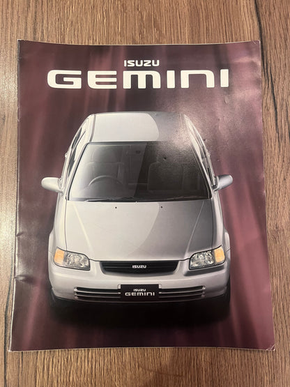 Isuzu Gemini booklet