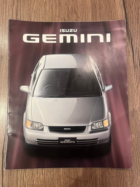 Isuzu Gemini booklet