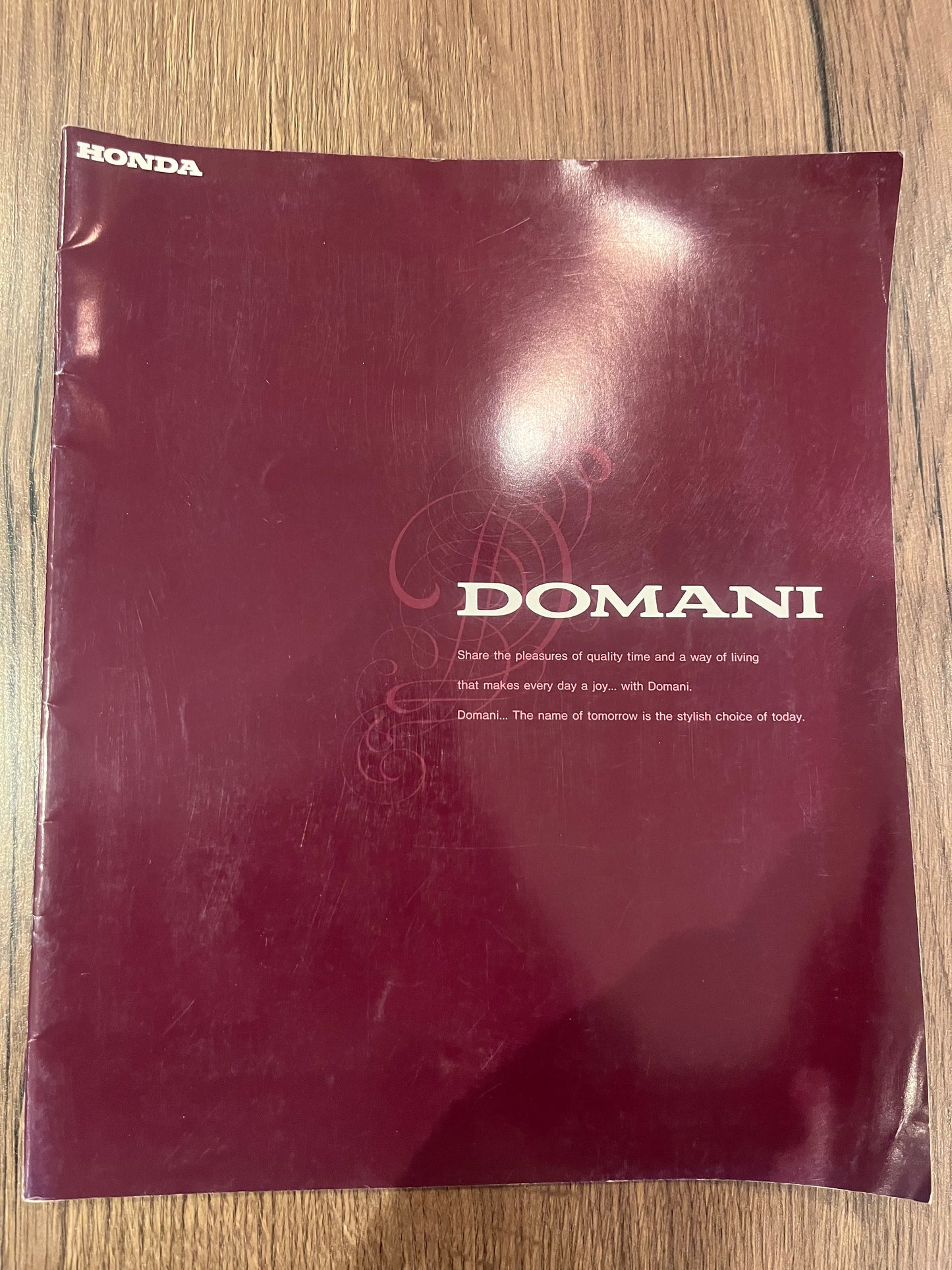 Honda Domani booklet