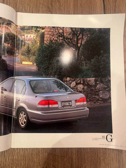 Honda Domani booklet